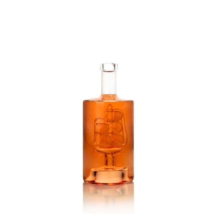3D Embedded Relief Art Borosilicate Spirit Bottle best