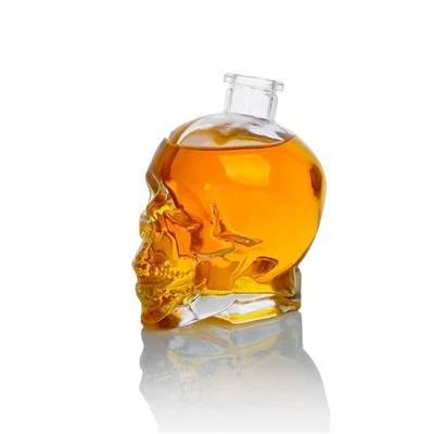 750ml Borosilicate Skull Shape Bottle 750ml Borosilicate Skull Shape Bottle